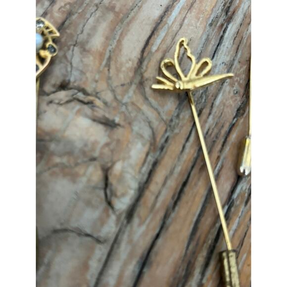 Lot of Seven 7 Vintage Hat Stick Pins Trafari - Picture 5 of 7